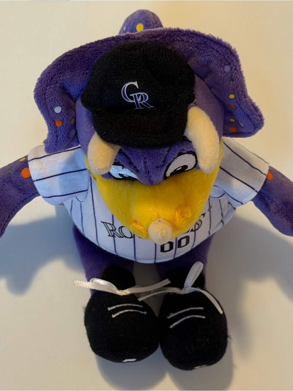 MLB Baseball Colorado Rockies 6” Dinger Dinosaur Mascot Plush Stuffed Animal - Picture 6 of 11